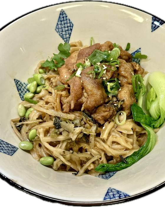 卤鸡腿卤味拌面