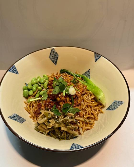 香茅鸡肉拌细面